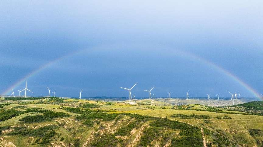 新能源風光項目。受訪者供圖